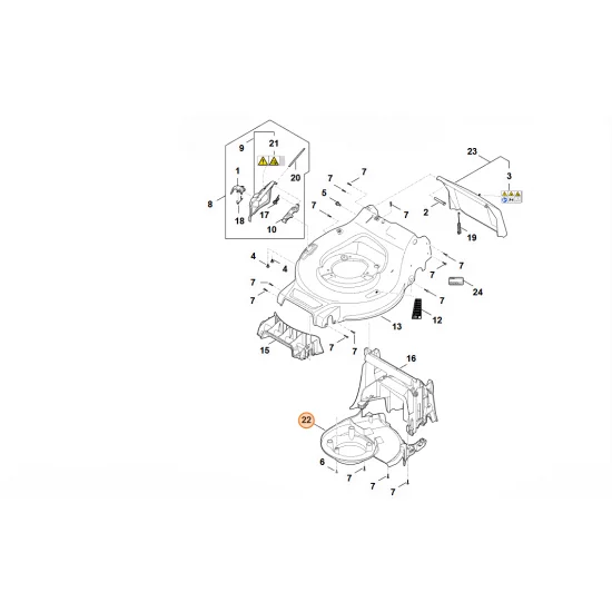 STIHL  Osłona WB21 706 0700